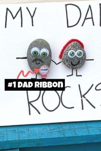 MY DAD ROCKS CRAFT [Free Printable!] | GET YOUR HOLIDAY ON