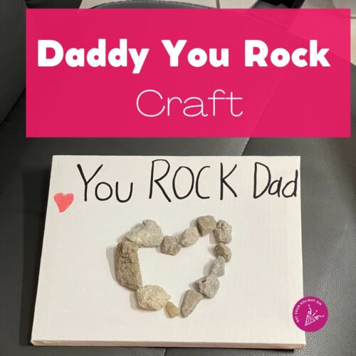 MY DAD ROCKS CRAFT [Free Printable!] | GET YOUR HOLIDAY ON