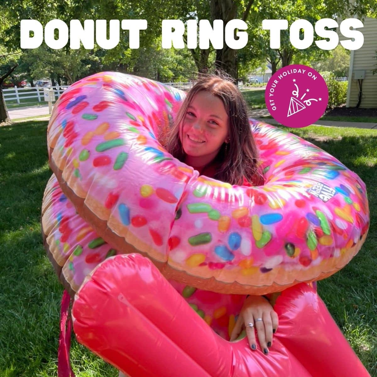 Donut Ring Toss Game - Get Your Holiday On